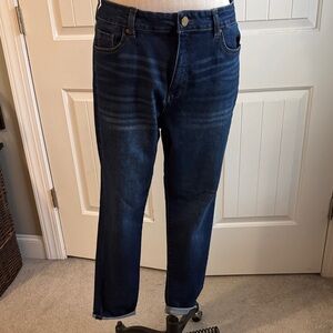 d. jeans Women's Boyfriend Jeans in Dark Blue